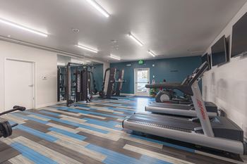 High-tech fitness center
